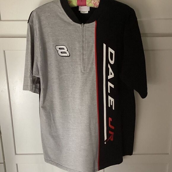 Chase Authentics Dale Earnhardt Jr #8 NASCAR 1/4 Zip Shirt Sz M - Picture 1 of 9